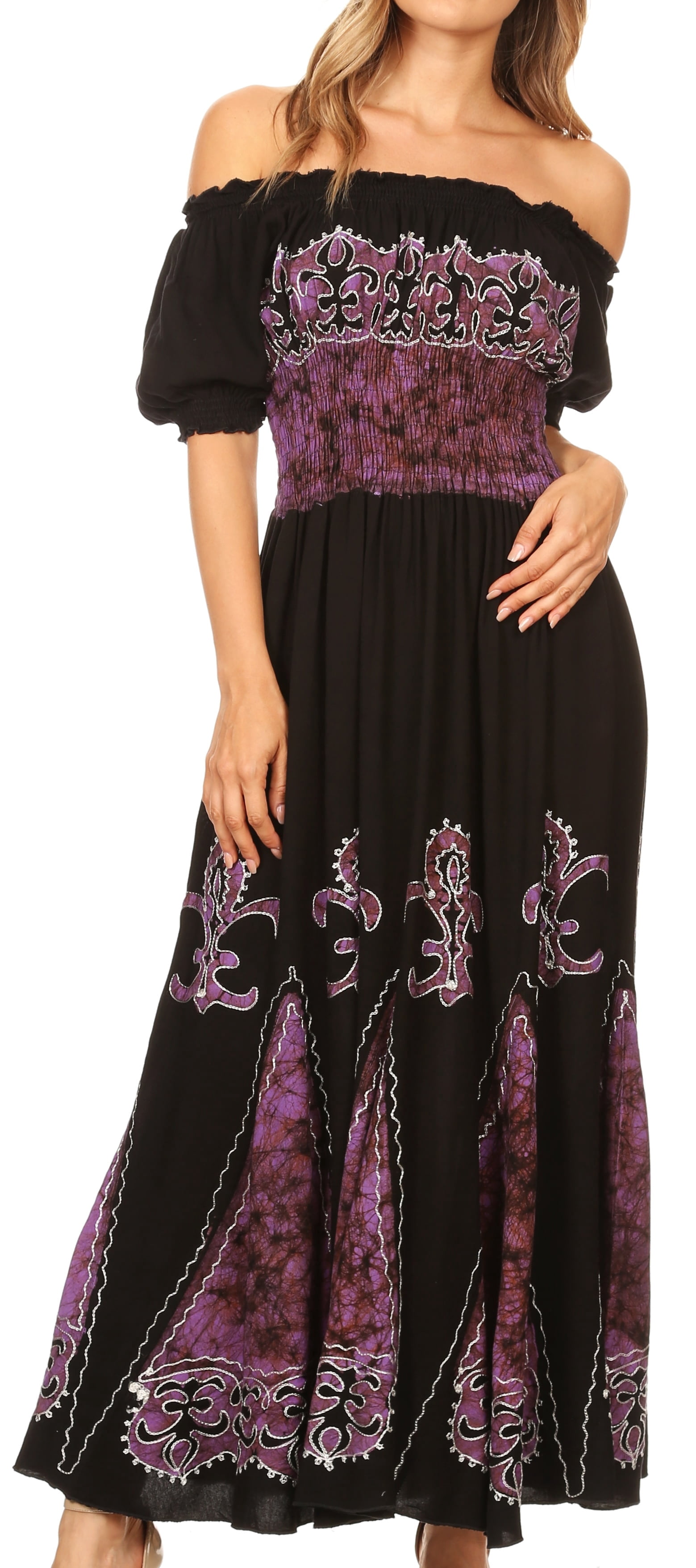 sachin and babi light blue dress Embroidered Peasant Dresses main image 0