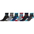 thumbnail image 1 of Sakkas Boy's Playful Pattern Assorted Crew Socks 6-Pack - Vehicle - 6-8, 1 of 1
