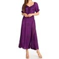 thumbnail image 1 of Sakkas Bridget Renaissance Dress - Purple - S/M, 1 of 5