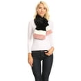 thumbnail image 1 of Sakkas Colette Faux Mink Warm Winter Soft Luxurious KeyHole Scarf - 1784-black - One Size Regular, 1 of 5