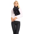thumbnail image 1 of Sakkas Colette Faux Mink Warm Winter Soft Luxurious KeyHole Scarf - 1787-navy - One Size Regular, 1 of 5