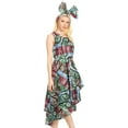 thumbnail image 1 of Sakkas Emalia Women's Sleeveless Cocktail High Low Hem Dress with Pockets Chambray - 1624-37-multi - One Size, 1 of 5