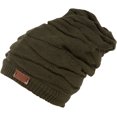 thumbnail image 1 of Sakkas Emerson 2-in-1 Knit Hat and Head Wrap - Olive - One Size, 1 of 1