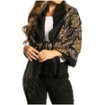 thumbnail image 1 of Sakkas Ginata Women's Large Casual Super Soft Embroidery Scarf Shawl Wrap Stole - Style2 - One Size Regular, 1 of 7