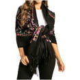 thumbnail image 1 of Sakkas Ginata Women's Large Casual Super Soft Embroidery Scarf Shawl Wrap Stole - style7 - One Size Regular, 1 of 7