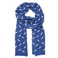 thumbnail image 1 of Sakkas Hillary summer breeze lightweight flowing sheer gauze wrap scarf - 1-Cobalt - OS, 1 of 4