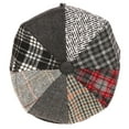 thumbnail image 1 of Sakkas Jay Gatsby 8 Panel Wool Newsboy Paperboy Snap Brim Cap Hat - Black - M, 1 of 2