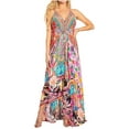 thumbnail image 1 of Sakkas Lizi 2025 Womens Maxi High-low Halter Handkerchief Long Dress Beach Party - 619 - One Size, 1 of 5