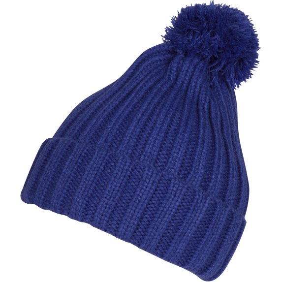 Sakkas Makena Unisex Pom Pom Solid Color Winter Beanie Cap - Periwinkle - One Size Regular