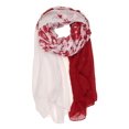 thumbnail image 1 of Sakkas Nichole summer gauze featherweight patterned versitile sheer scarf wrap - 1-Red - One Size Regular, 1 of 5