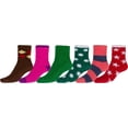 thumbnail image 1 of Sakkas Super Soft Anti-Slip Fuzzy Ankle Socks Value Assorted 6-Pack - 16801-pack3 - 9-11, 1 of 2