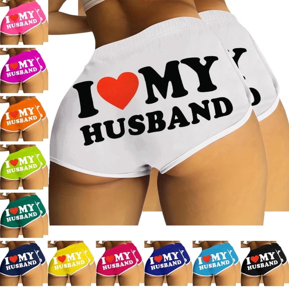 Sakmal 2 Pack Womens Shorts Plus Size Hotpants Mini Graphic Trendy Black Ladies Shorts with Pockets