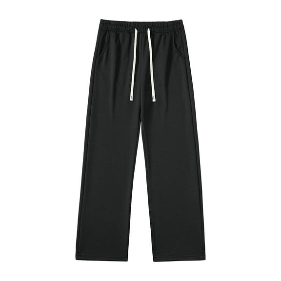 Sakmal 3-Pack Sweatpants Men Athletic Open Bottom Wide Leg Quick Dry Pants Hiking Outdoor Activity Black Mens Sweatpants XL