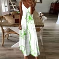 thumbnail image 1 of Sakmal A Line Womens Summer Dresses Maxi Beach Green Dress Sleeveless Flowy Floral Dresses for Women, 1 of 5