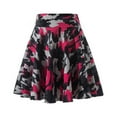 thumbnail image 1 of Sakmal Athletic Skirt Womens Mini Pleated Red Camouflage Ruffle Skirts for Women, 1 of 2