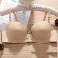 thumbnail image 1 of Sakmal Back Smoothing Womens Bras Beige Everyday Bralette Soft Bras for Ladie 34, 1 of 7
