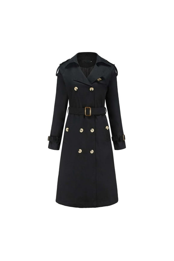 Barn Jacket Trench Coat Black Plus Size Jacket Trendy Womens Tops 3X