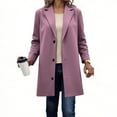 thumbnail image 1 of Sakmal Barn Jacket Women Peacoat Purple Plus Size Jacket Trendy Women Fall Clothes 4X, 1 of 6