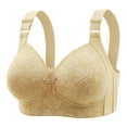 thumbnail image 1 of Sakmal Beige Bralettes for Women Jelly Lace Minimizer Lightly Lined T-Shirt Bras for Women L, 1 of 6