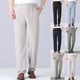 thumbnail image 1 of Sakmal Khaki Pants Men Straight Leg Classic Fit Black Stretch Chino Pants Men L, 1 of 9