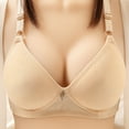 thumbnail image 1 of Sakmal Bralette Bras for Women Plus Size Lace Lift Plunge Beige Ladies Bras L, 1 of 4