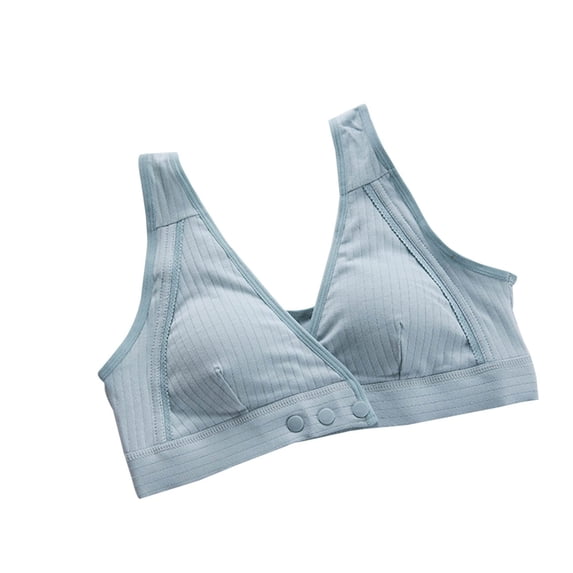 Sakmal Bralettes for Women with Support Back Smoothing Minimizer Nursing Breastfeeding Cotton Bras for Ladie M