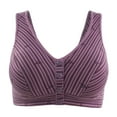 thumbnail image 1 of Sakmal Bras for Women Trendy Purple Plus Size Front Closure Wireless Bra Plus Size Bra, 1 of 2