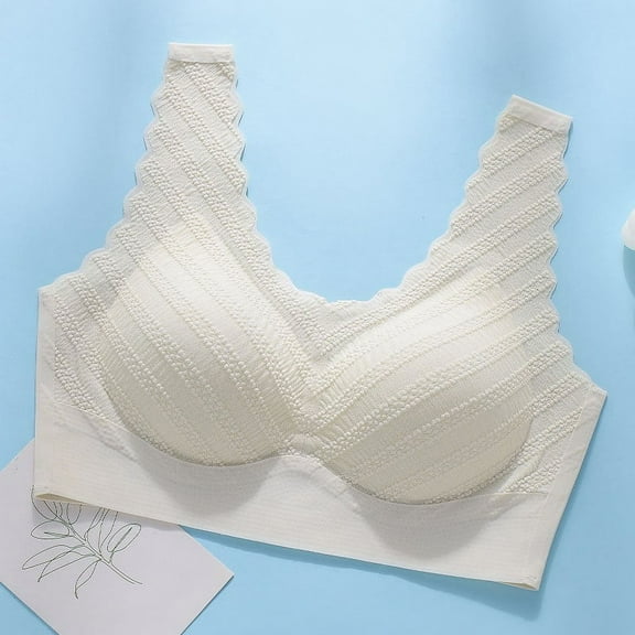 Sakmal Breastfeeding Bralettes for Women with Support Wireless Plus Size Nursing Womens Bras 3X