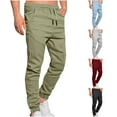 thumbnail image 1 of Sakmal Cargo Pants for Men Jogger Work Casual Regular Black Mens Pants L, 1 of 9