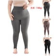 thumbnail image 1 of Sakmal Cotton Black Tights Women Footless Plus Size Leggings Winter Womens Tight, 1 of 5