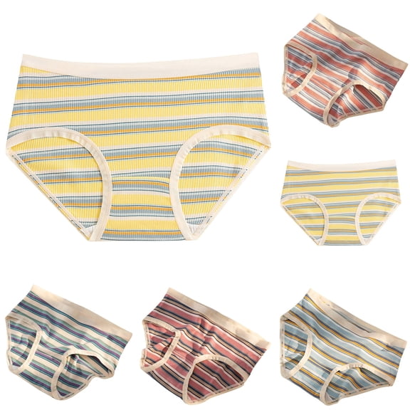 Sakmal Cotton Underwear for Women Butt Lifting Briefs Panties No Show Blue Panties for Ladies L