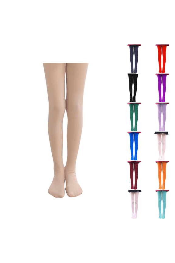Dance Fleece Lined Black Tights Opaque Pantyhose Soft Tight for Women