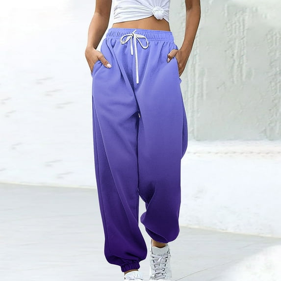 Sakmal Sweatpants for Women Lightweight Joggers Pants Spring Elastic Waist Graphic Sweatpants Women XXL