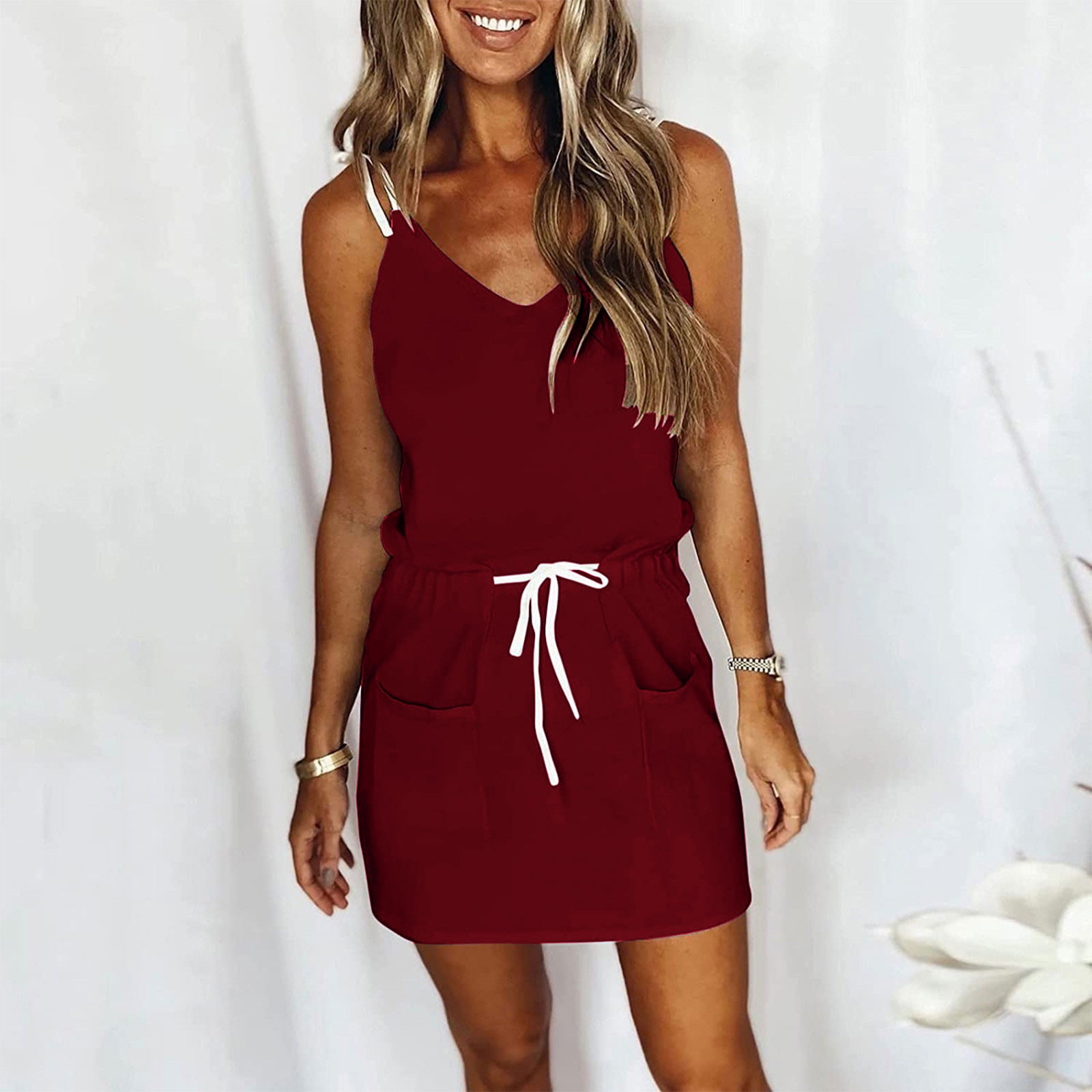 Women's slip dress, 2026 summer new style, sweet and gentle short dress main image 0