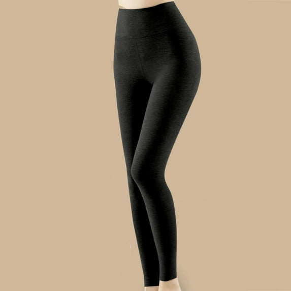 Sakmal Fleece Lined Black Tights Women Footless Warm Leggings Soft Tight for Women