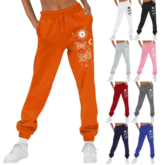 Sakmal Sweatpants Women Lightweight Black Fleece Lined Joggers Pants Running Solid Stretchy Womens Sweatpants L