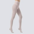 thumbnail image 1 of Sakmal Dance Tights 80D Warm Pink Pantyhose High Waisted Ladies Tight, 1 of 5