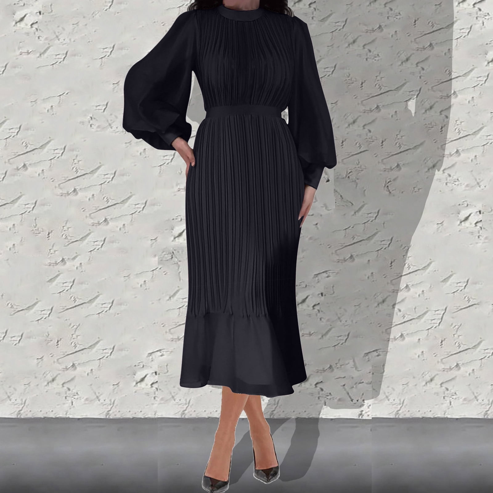 Sakmal Formal Summer Dresses for Women Cocktail Long Elegant Black ...