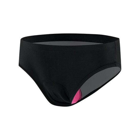 Sakmal Full Coverage Ladies Underwear Panties Biker Briefs Panties Black Stretch Underwear for Women M