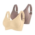 thumbnail image 1 of Sakmal Full Coverage Sports Bras for Women High Support Workout Womens Crop Tops 4X,2-Pack, 1 of 5