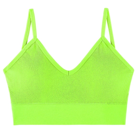 Sakmal Green Womens Bras Bralette Push Up Comfortable Lightly Lined Ladies Bras M