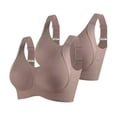 thumbnail image 1 of Sakmal High Support Sports Bras for Women Compression Athletic Womens Crop Tops L,2-Pack, 1 of 5