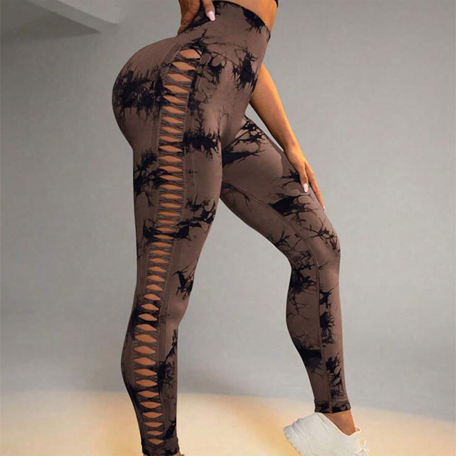 Chocolate Brown Tummy Control Leggings in