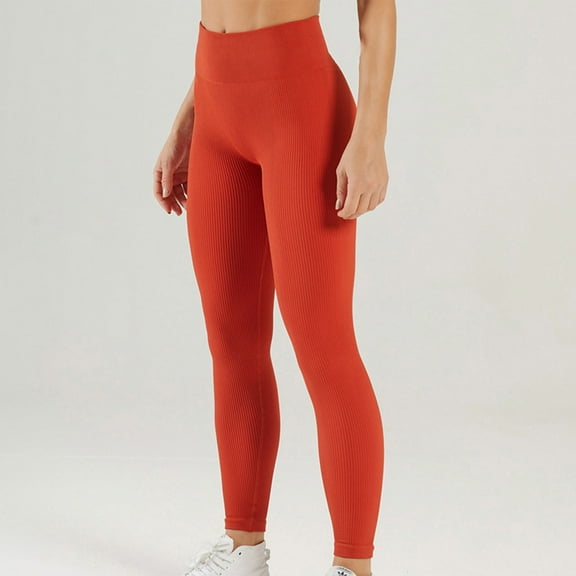 Sakmal High Waisted Leggings Women Stretchy Buttery Soft Brown Butt Lifting Yoga Pants Full Solid Athletic Leggings