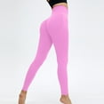 thumbnail image 1 of Sakmal High Waisted Leggings for Women Scrunch Butt Soft Pink Tummy Control Yoga Pants Long Solid Workout Leggings, 1 of 5