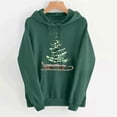 thumbnail image 1 of Sakmal Hoodies Women Christmas Plus Size Green Tops Christmas Trees Holiday Hoodie for Women, 1 of 6