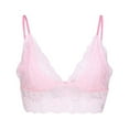 thumbnail image 1 of Sakmal Jelly Bralettes for Women with Support Lift Lace Pink Compression Ladies Bras L, 1 of 9