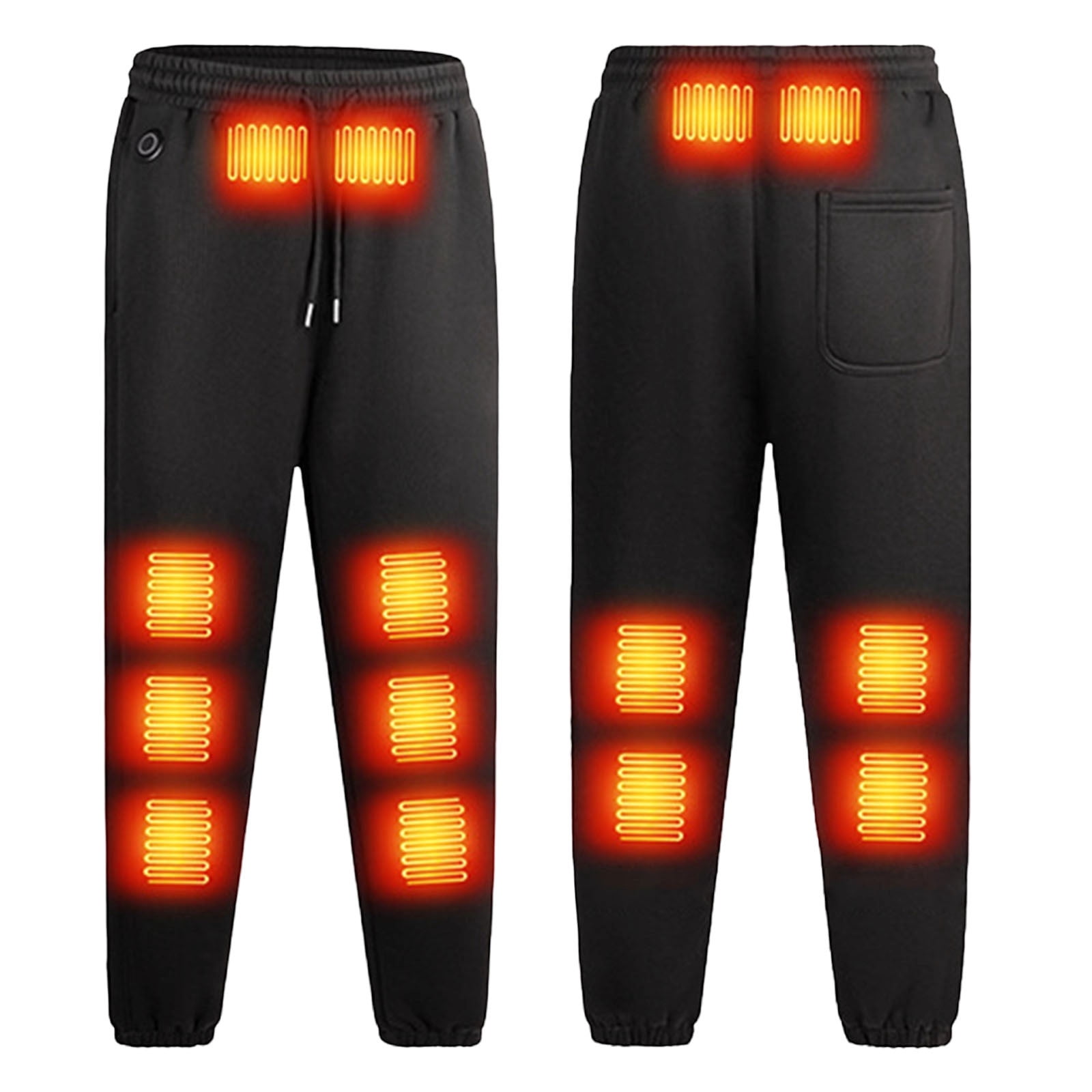 Sakmal Jogger Sweatpants for Men Athletic Elastic Bottom Heated Pants ...