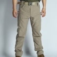thumbnail image 1 of Sakmal Khaki Men's Cargo Pants High Waisted Straight Leg Casual Men's Pants 3XL, 1 of 6