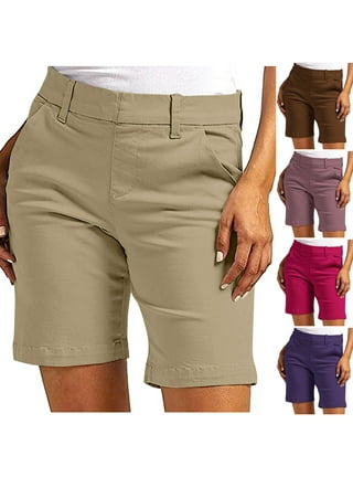 Womens Shorts in Womens Clothing | Beige - Walmart.com